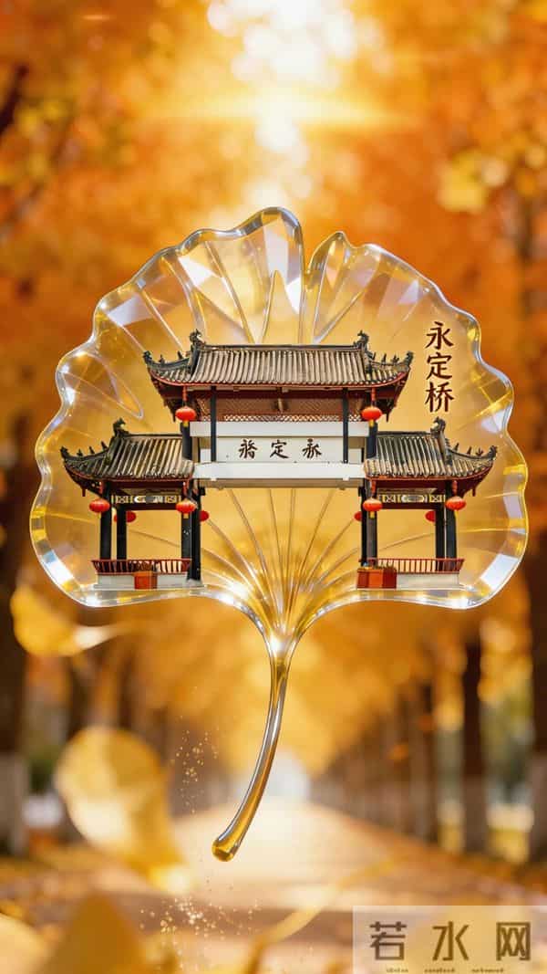 当AI遇上鎏金银杏:郫都地标被“凝”成限定书签!(文末有福利)