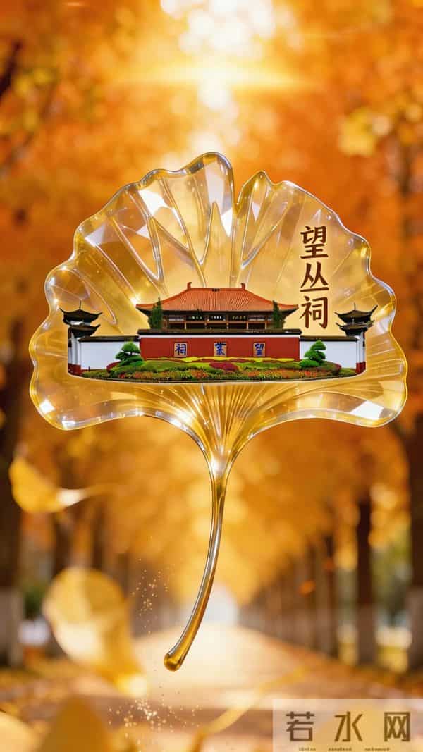 当AI遇上鎏金银杏:郫都地标被“凝”成限定书签!(文末有福利)