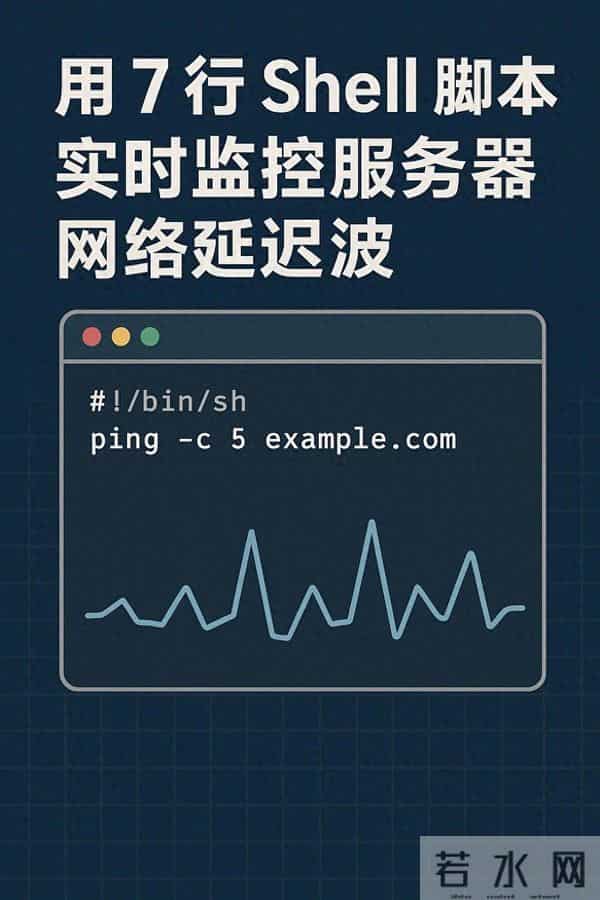 用 7 行 Shell 脚本实时监控服务器网络延迟波动