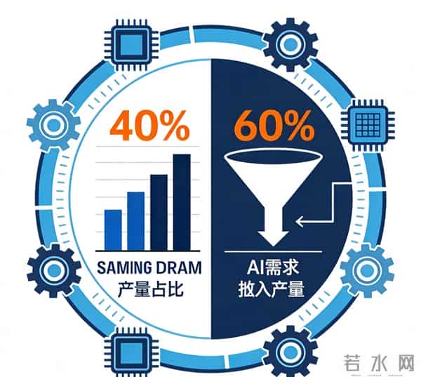 AI抢粮！三星内存涨价60%，手机汽车明年要贵20%？