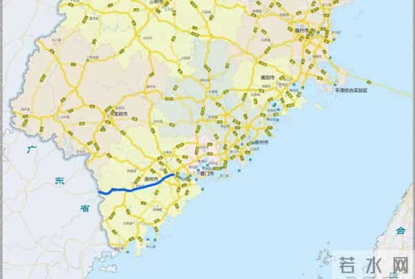 建议福建添加一条漳州市区至梅州高速