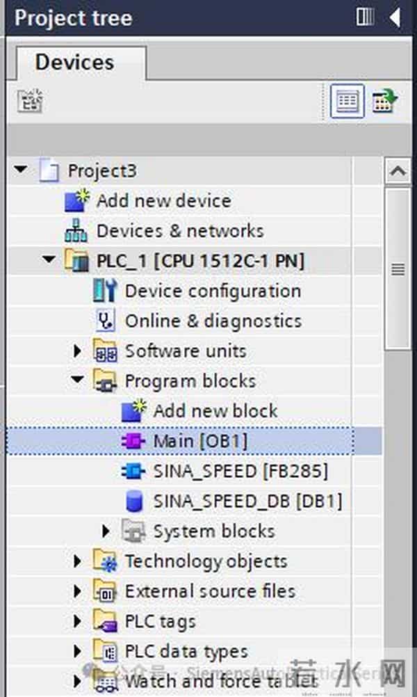 使用S7-1500PLC控制西门子三相异步电机