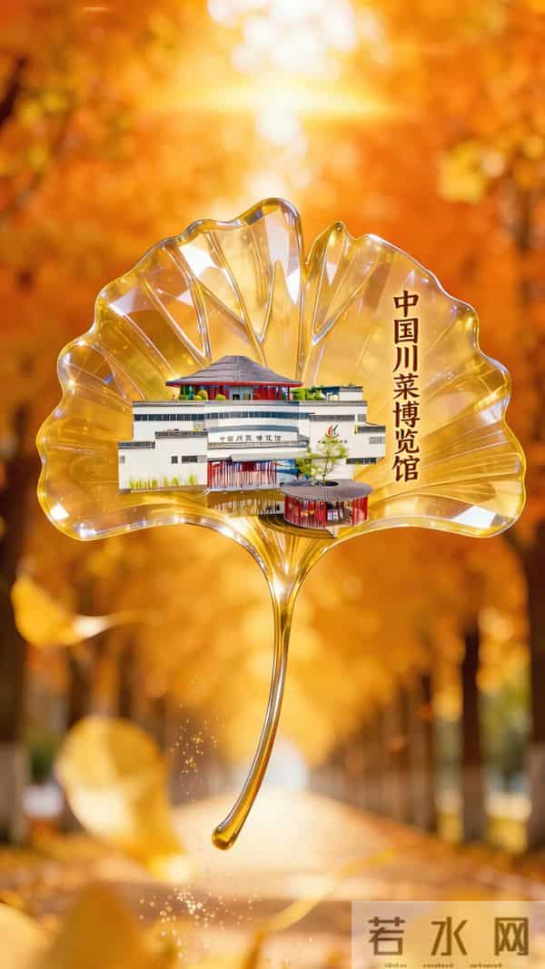 当AI遇上鎏金银杏:郫都地标被“凝”成限定书签!(文末有福利)