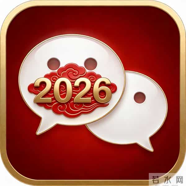 终于发现微信图标能换了!我做了组2026新年限定版,高级感满满