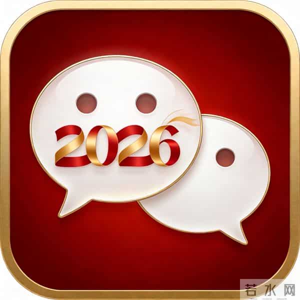 终于发现微信图标能换了!我做了组2026新年限定版,高级感满满