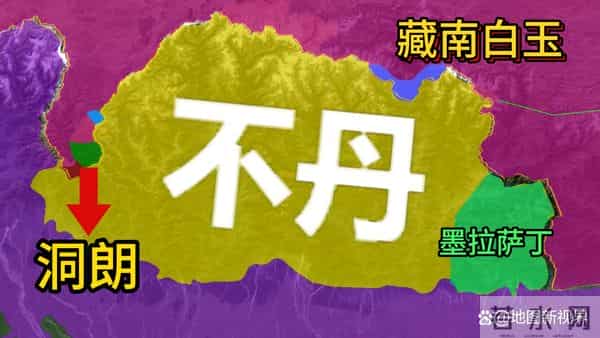 中印边境线墨拉萨丁一览，面积超3000平方公里，如今却被不丹非法占据