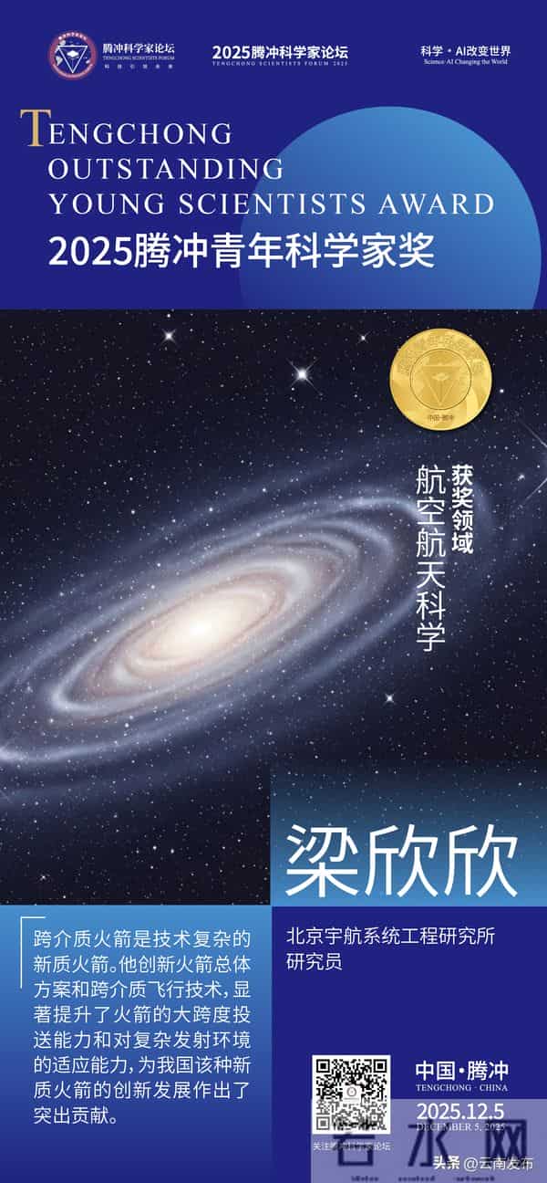 首届腾冲青年科学家奖获奖者揭晓