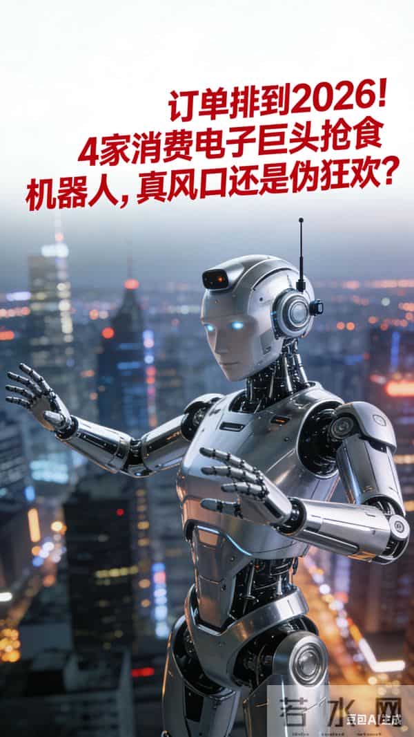 订单排到2026！4家消费电子巨头抢食机器人，真风口还是伪狂欢？