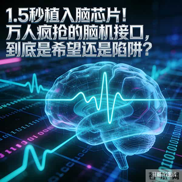 1.5秒植入脑芯片！万人排队当“人机共生者”，是希望还是陷阱？