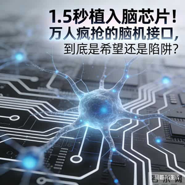 1.5秒植入脑芯片！万人排队当“人机共生者”，是希望还是陷阱？