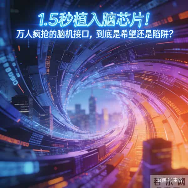 1.5秒植入脑芯片！万人排队当“人机共生者”，是希望还是陷阱？