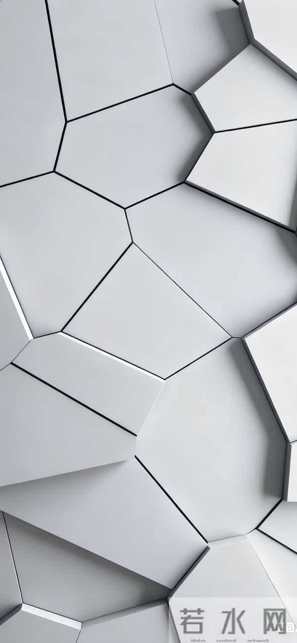 5块壁纸：立体 几何 多彩 渐变