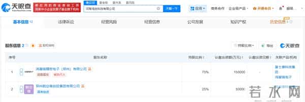 富士康等在河南成立鸿创科技公司，注册资本20亿元