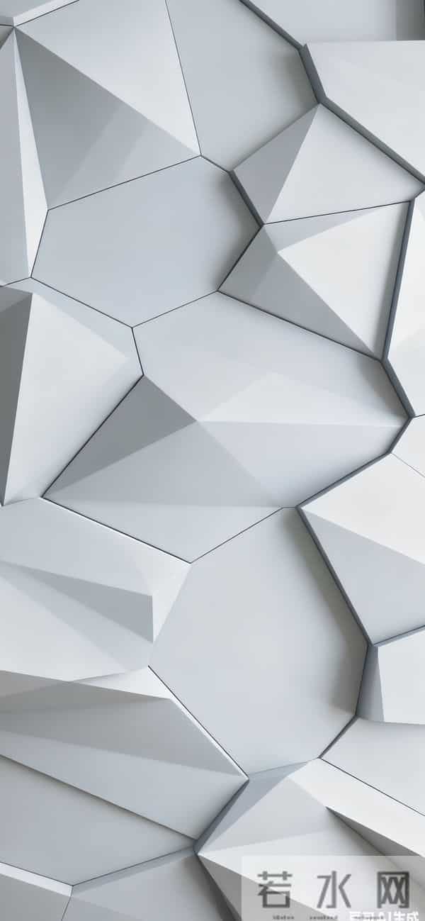 5块壁纸：立体 几何 多彩 渐变