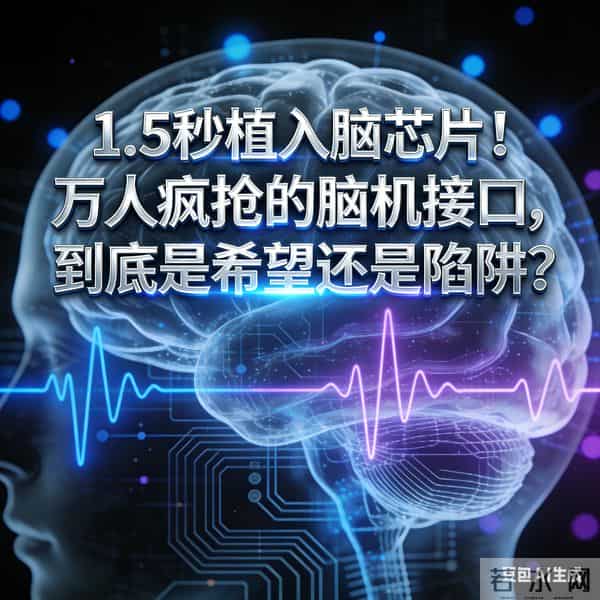 1.5秒植入脑芯片！万人排队当“人机共生者”，是希望还是陷阱？