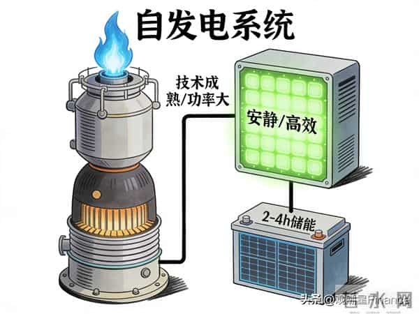AI的尽头是电力！缺电倒逼自发电革命，储能+燃机供应链要起飞