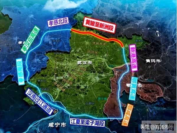 汉南长江大桥正在全力建设之中，预计2027年建成通车！