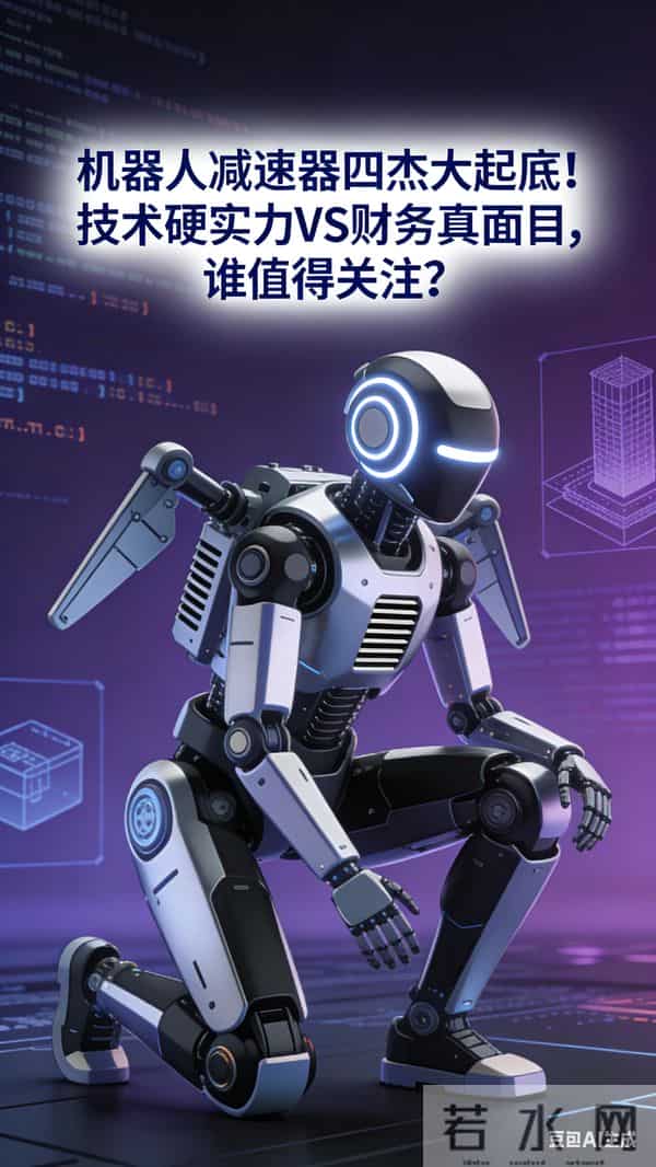 机器人减速器四杰大起底！技术硬实力VS财务真面目，谁值得关注？