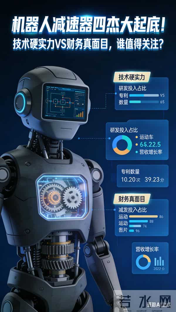 机器人减速器四杰大起底！技术硬实力VS财务真面目，谁值得关注？