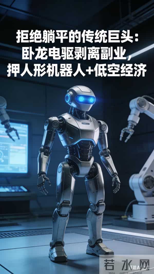 拒绝躺平的传统巨头:卧龙电驱剥离副业,押人形机器人+低空经济