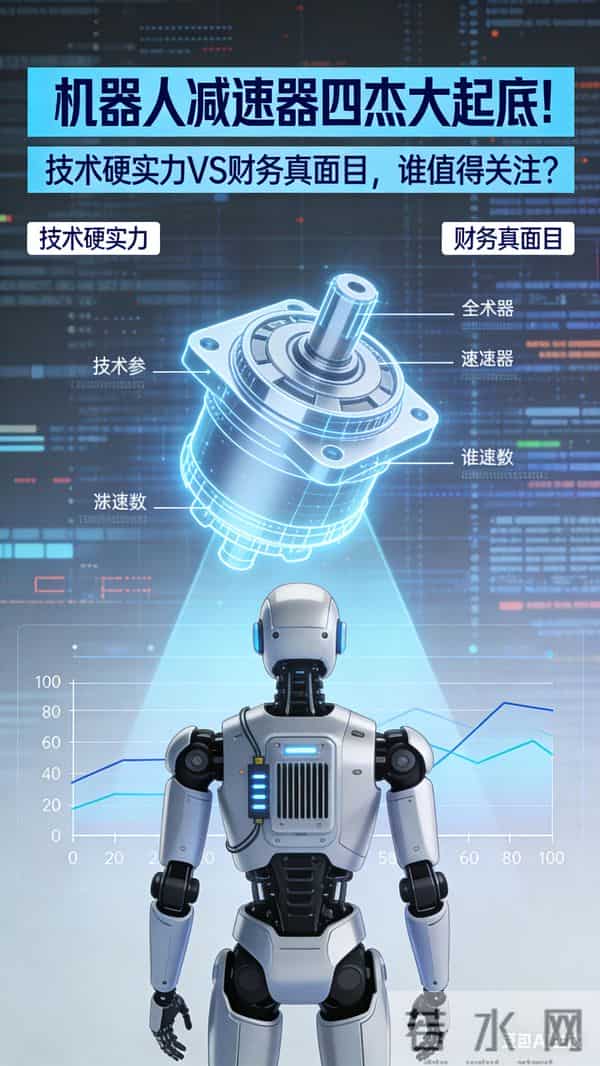 机器人减速器四杰大起底！技术硬实力VS财务真面目，谁值得关注？