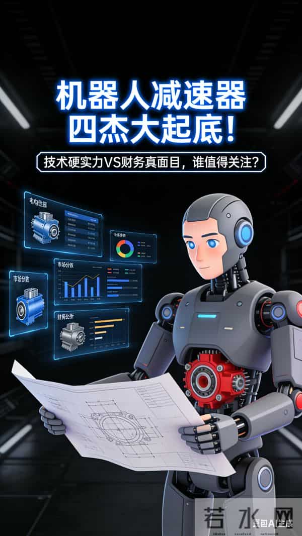 机器人减速器四杰大起底！技术硬实力VS财务真面目，谁值得关注？