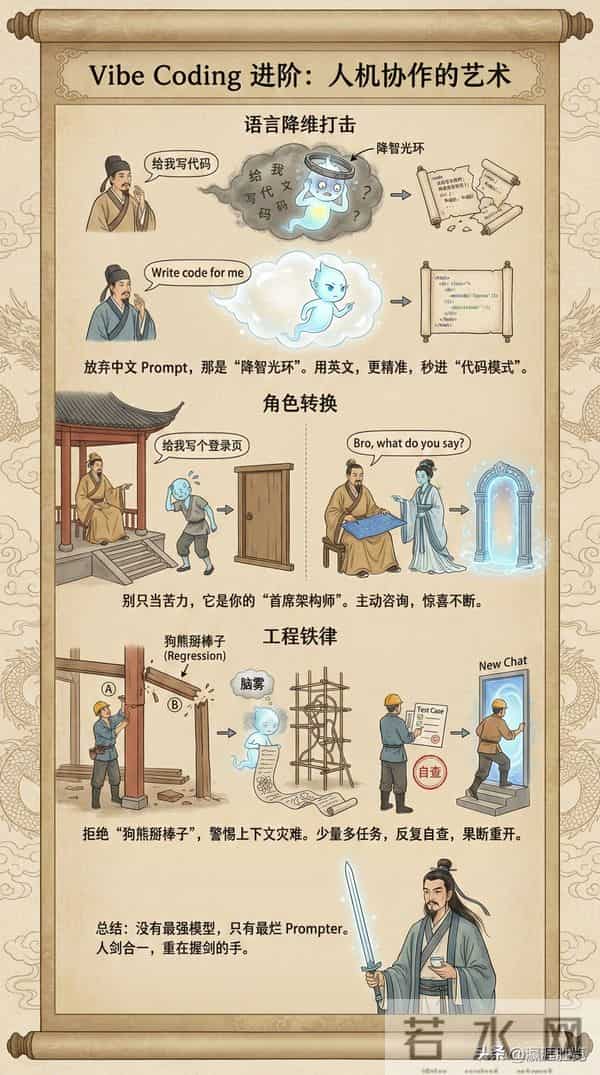 Vibe Coding 进阶：还在用中文问 AI？难怪你的代码总报错