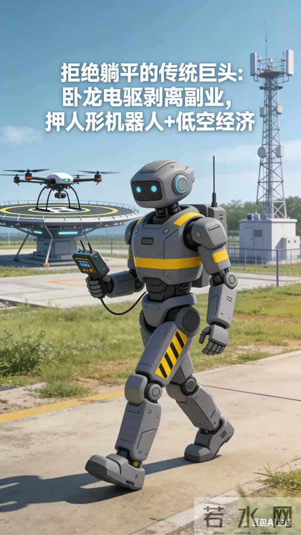 拒绝躺平的传统巨头:卧龙电驱剥离副业,押人形机器人+低空经济