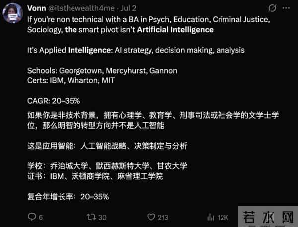 AI专业爆火,CS被美国00后抛弃了