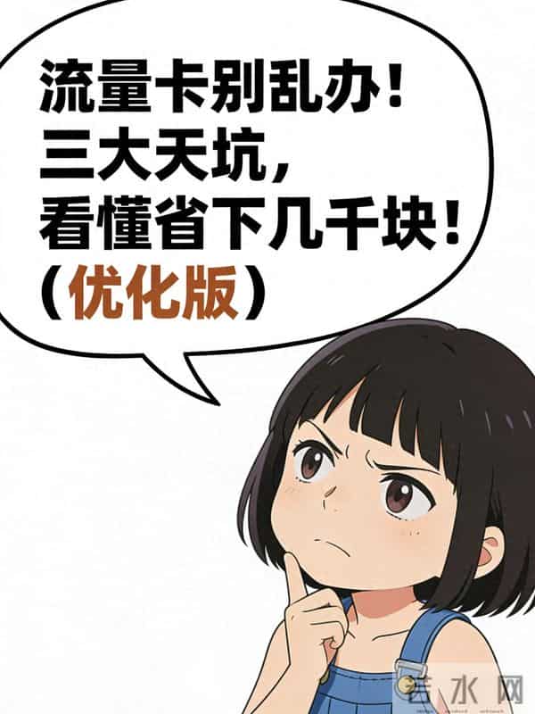 流量卡别乱办！三大天坑，收藏帮你剩下几千块！