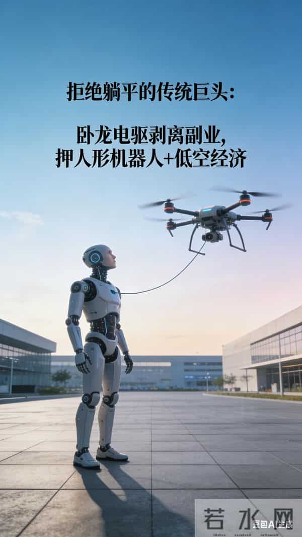 拒绝躺平的传统巨头：卧龙电驱剥离副业，押人形机器人+低空经济