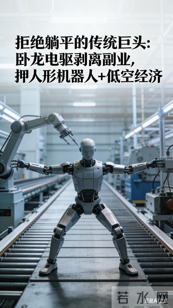 拒绝躺平的传统巨头：卧龙电驱剥离副业，押人形机器人+低空经济