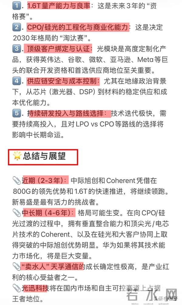 DeepSeek深度剖析：未来六年光模块谁称王？这几家公司已偷偷卡位
