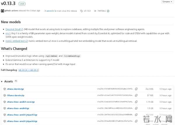 ollama v0.13.3 最新发布：新增模型与功能优化详细解读
