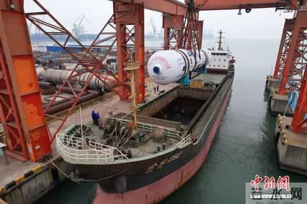 河北秦皇岛:“华龙一号”蒸汽发生器交付发运