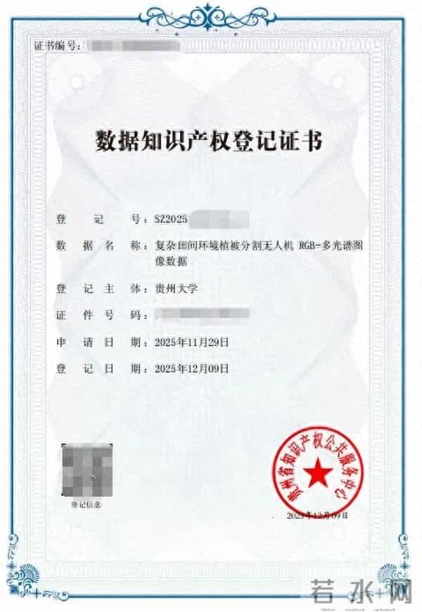 贵州高校首张数据知识产权登记证书落户贵州大学
