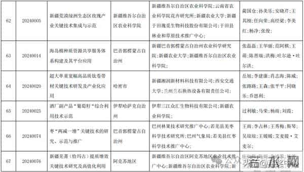2025新疆最高科技奖候选人及科技奖候选成果提名公示
