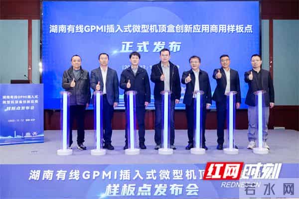 全国首个GPMI插入式微型机顶盒创新应用商用样板点在湘发布