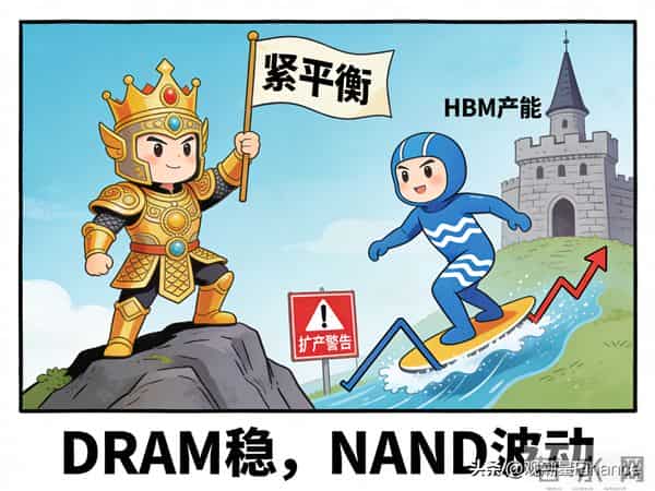 AI把存储逼成了“紧俏货”：DRAM这波大涨，A股到底谁在真赚钱？