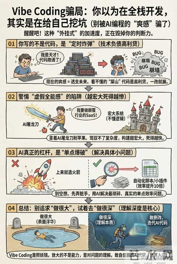 Vibe Coding骗局:你以为在全栈开发,其实是在给自己挖坑