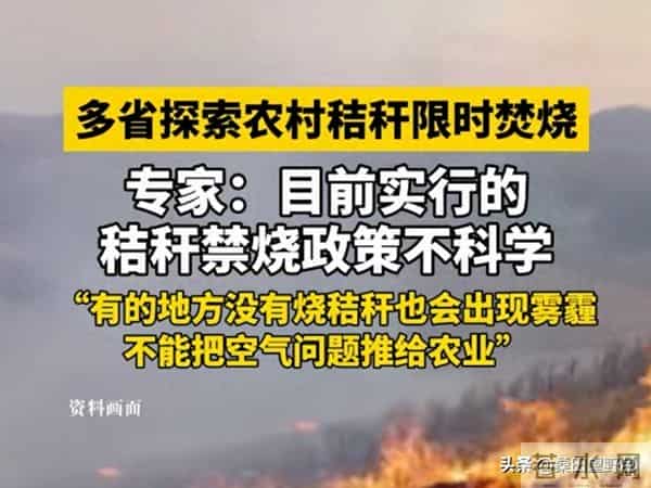 秸秆焚烧争议不休：中国新规有调整，国外做法很实在！