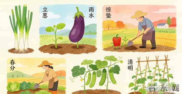 明年种菜口诀要记牢！按节气种，四季鲜蔬吃不完，新手也能获丰收
