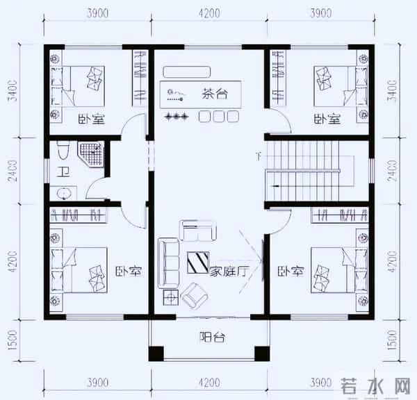 农村自建房占地120平两层怎样布局舒适