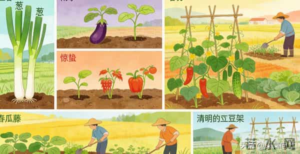 明年种菜口诀要记牢！按节气种，四季鲜蔬吃不完，新手也能获丰收