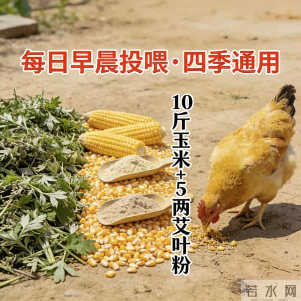 养鸡别只喂玉米！3个农村“掺料”技巧：成本几毛，鸡壮不生病