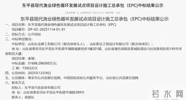 山东泰安：超5亿元！东平县新中标绿色发展大项目！