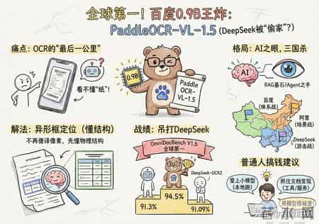全球第一！百度甩出0.9B王炸，这次DeepSeek真被“偷家”了？